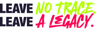 logo leave no trace leave a legacy
